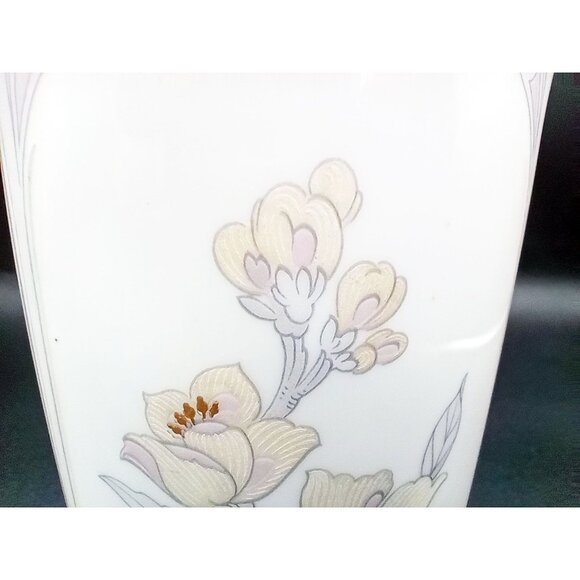 Kaiser Chantal Bud Vase Porcelain Flowers West Germany Vintage K Nossek 6" AK - Picture 5 of 16